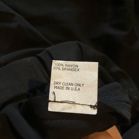 Yigal Azrouel Strapless Black MIDI Dress with beaded trim detail Size 5 NWT - Picture 7 of 7